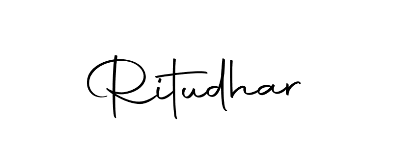 How to make Ritudhar name signature. Use Autography-DOLnW style for creating short signs online. This is the latest handwritten sign. Ritudhar signature style 10 images and pictures png