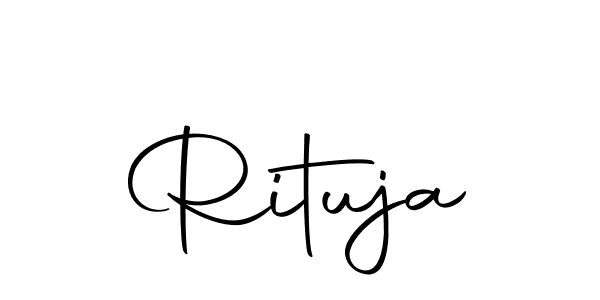 Use a signature maker to create a handwritten signature online. With this signature software, you can design (Autography-DOLnW) your own signature for name Rituja. Rituja signature style 10 images and pictures png