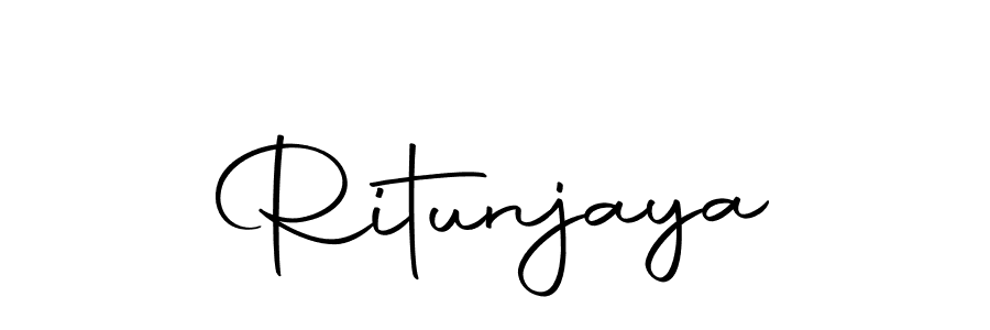 How to make Ritunjaya name signature. Use Autography-DOLnW style for creating short signs online. This is the latest handwritten sign. Ritunjaya signature style 10 images and pictures png