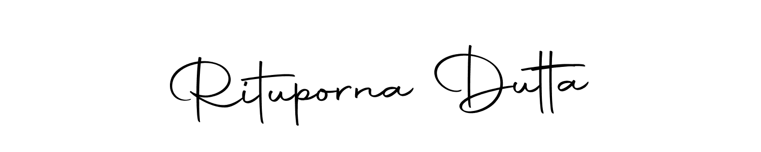 Design your own signature with our free online signature maker. With this signature software, you can create a handwritten (Autography-DOLnW) signature for name Rituporna Dutta. Rituporna Dutta signature style 10 images and pictures png