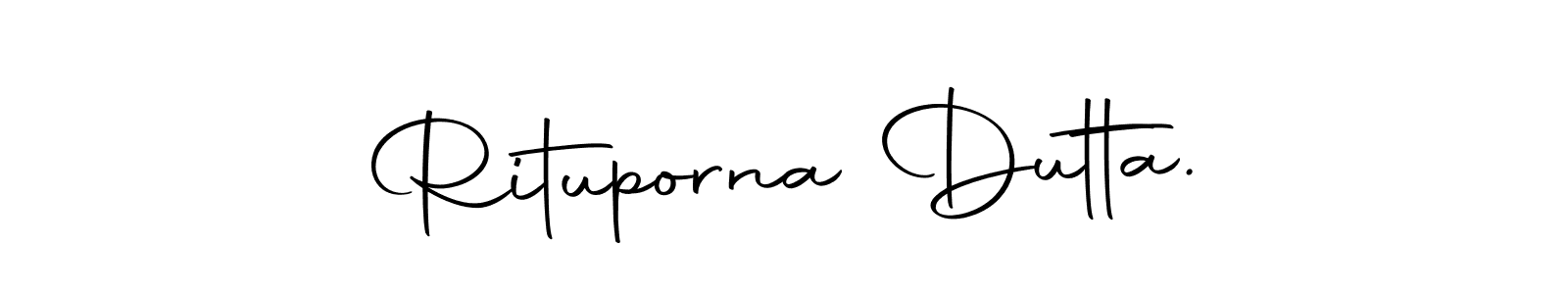 You should practise on your own different ways (Autography-DOLnW) to write your name (Rituporna Dutta.) in signature. don't let someone else do it for you. Rituporna Dutta. signature style 10 images and pictures png