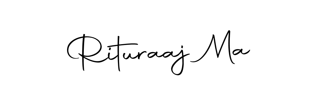 You should practise on your own different ways (Autography-DOLnW) to write your name (Rituraaj Ma) in signature. don't let someone else do it for you. Rituraaj Ma signature style 10 images and pictures png