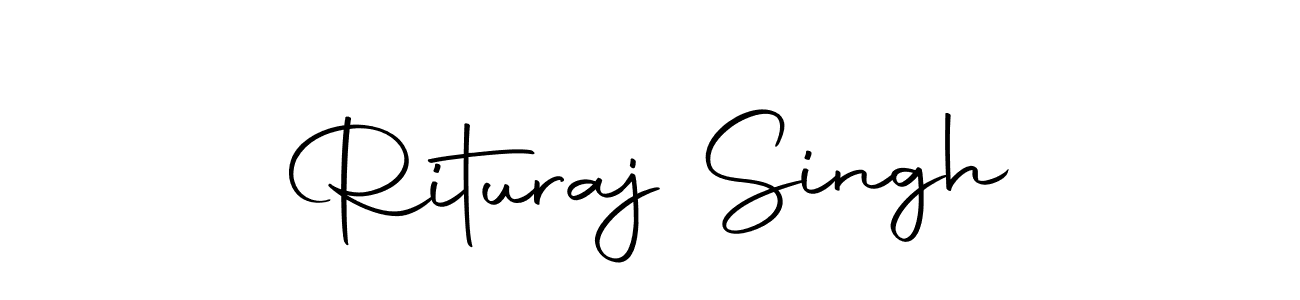 How to make Rituraj Singh name signature. Use Autography-DOLnW style for creating short signs online. This is the latest handwritten sign. Rituraj Singh signature style 10 images and pictures png