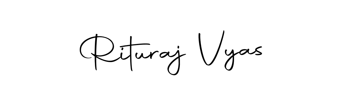 Design your own signature with our free online signature maker. With this signature software, you can create a handwritten (Autography-DOLnW) signature for name Rituraj Vyas. Rituraj Vyas signature style 10 images and pictures png