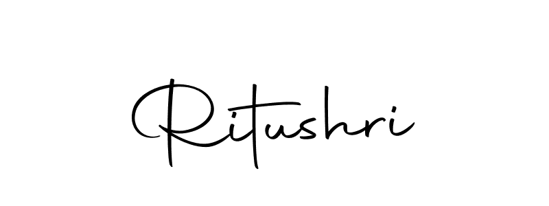 Make a beautiful signature design for name Ritushri. With this signature (Autography-DOLnW) style, you can create a handwritten signature for free. Ritushri signature style 10 images and pictures png