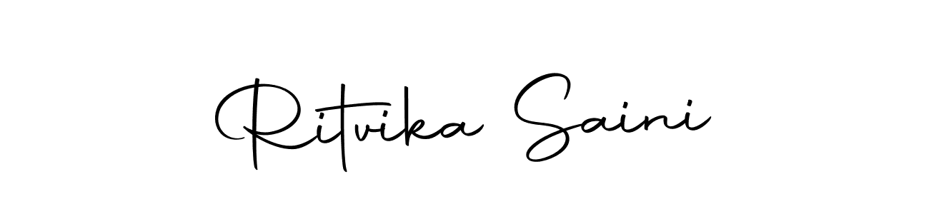 You can use this online signature creator to create a handwritten signature for the name Ritvika Saini. This is the best online autograph maker. Ritvika Saini signature style 10 images and pictures png