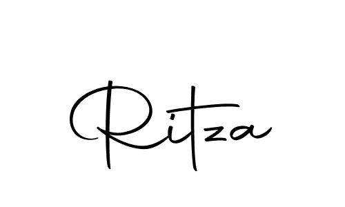 How to make Ritza name signature. Use Autography-DOLnW style for creating short signs online. This is the latest handwritten sign. Ritza signature style 10 images and pictures png