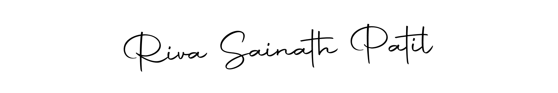 Riva Sainath Patil stylish signature style. Best Handwritten Sign (Autography-DOLnW) for my name. Handwritten Signature Collection Ideas for my name Riva Sainath Patil. Riva Sainath Patil signature style 10 images and pictures png