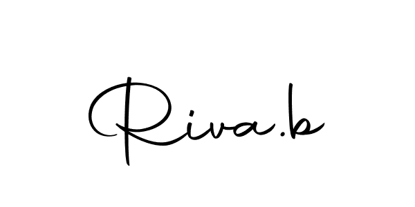 if you are searching for the best signature style for your name Riva.b. so please give up your signature search. here we have designed multiple signature styles  using Autography-DOLnW. Riva.b signature style 10 images and pictures png