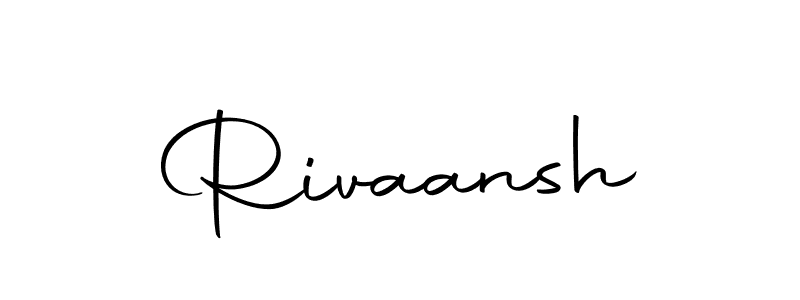 You should practise on your own different ways (Autography-DOLnW) to write your name (Rivaansh) in signature. don't let someone else do it for you. Rivaansh signature style 10 images and pictures png