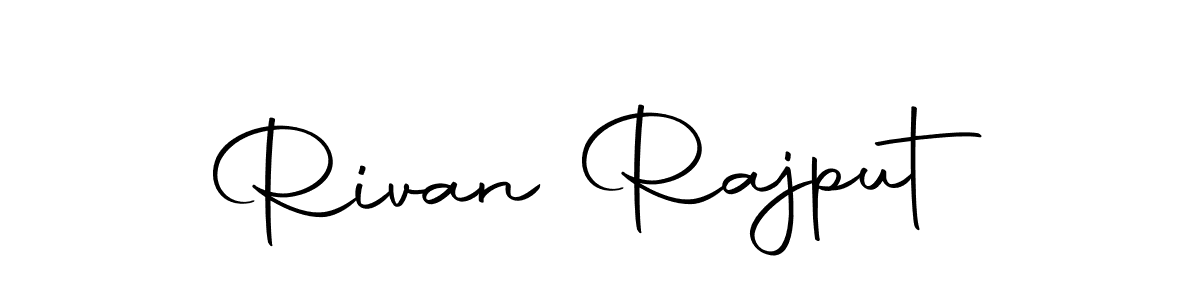 Autography-DOLnW is a professional signature style that is perfect for those who want to add a touch of class to their signature. It is also a great choice for those who want to make their signature more unique. Get Rivan Rajput name to fancy signature for free. Rivan Rajput signature style 10 images and pictures png