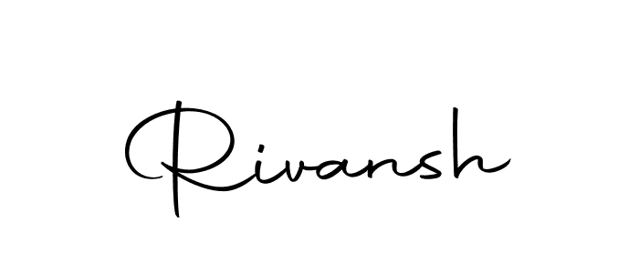 Similarly Autography-DOLnW is the best handwritten signature design. Signature creator online .You can use it as an online autograph creator for name Rivansh. Rivansh signature style 10 images and pictures png