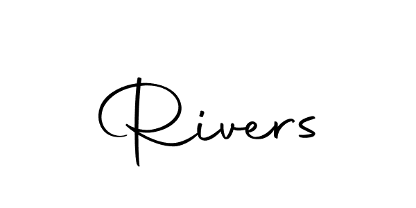 Design your own signature with our free online signature maker. With this signature software, you can create a handwritten (Autography-DOLnW) signature for name Rivers. Rivers signature style 10 images and pictures png