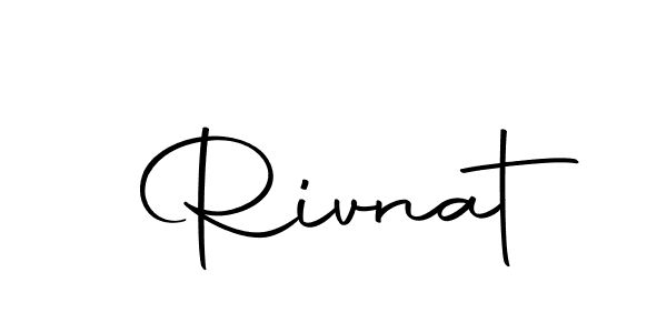 Design your own signature with our free online signature maker. With this signature software, you can create a handwritten (Autography-DOLnW) signature for name Rivnat. Rivnat signature style 10 images and pictures png