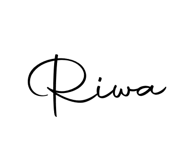 if you are searching for the best signature style for your name Riwa. so please give up your signature search. here we have designed multiple signature styles  using Autography-DOLnW. Riwa signature style 10 images and pictures png