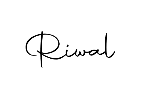 Create a beautiful signature design for name Riwal. With this signature (Autography-DOLnW) fonts, you can make a handwritten signature for free. Riwal signature style 10 images and pictures png