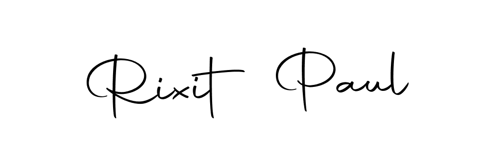 The best way (Autography-DOLnW) to make a short signature is to pick only two or three words in your name. The name Rixit Paul include a total of six letters. For converting this name. Rixit Paul signature style 10 images and pictures png