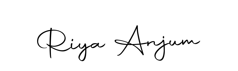 Here are the top 10 professional signature styles for the name Riya Anjum. These are the best autograph styles you can use for your name. Riya Anjum signature style 10 images and pictures png
