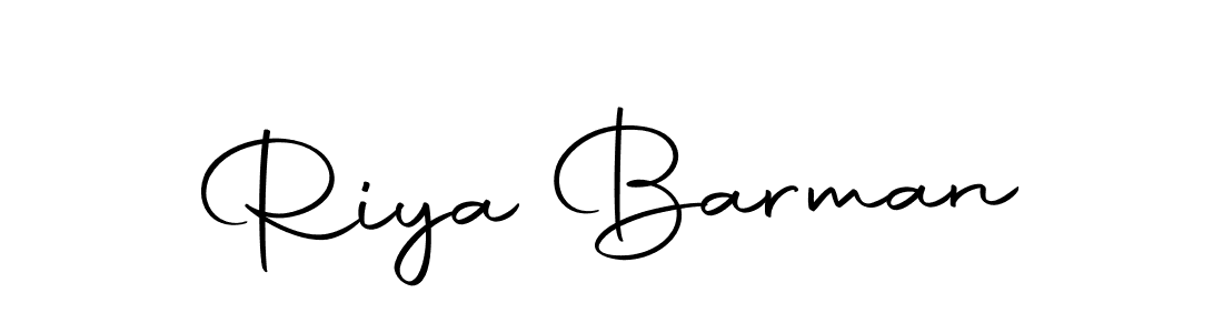 Use a signature maker to create a handwritten signature online. With this signature software, you can design (Autography-DOLnW) your own signature for name Riya Barman. Riya Barman signature style 10 images and pictures png