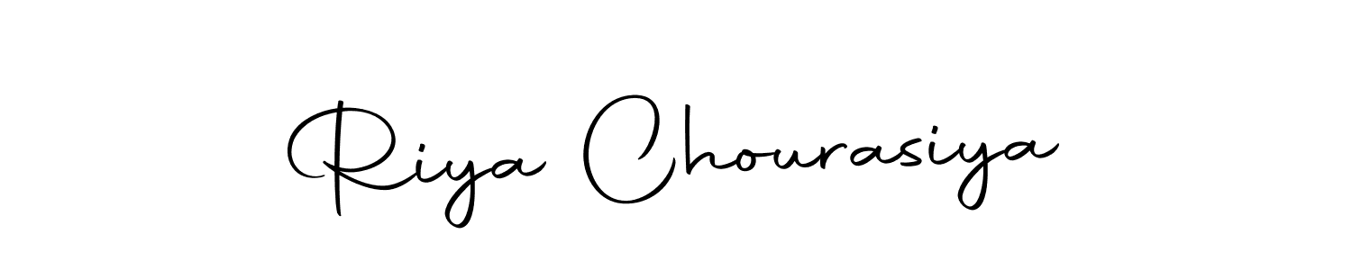 How to make Riya Chourasiya signature? Autography-DOLnW is a professional autograph style. Create handwritten signature for Riya Chourasiya name. Riya Chourasiya signature style 10 images and pictures png