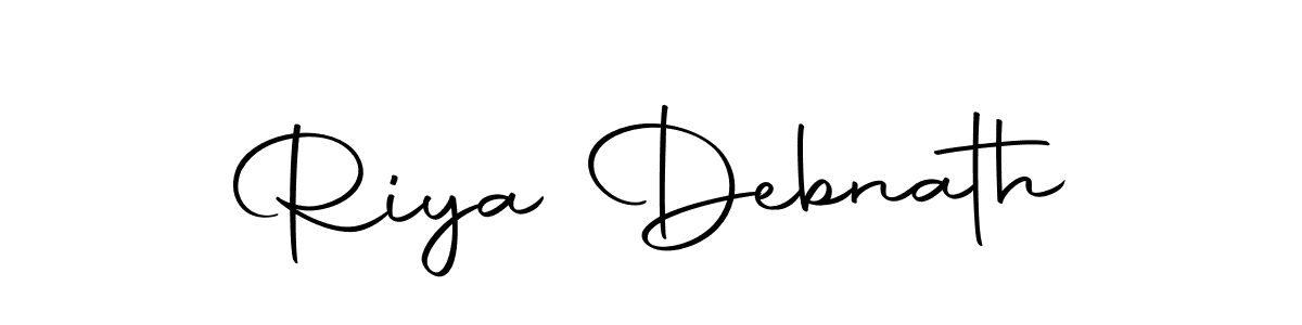 Create a beautiful signature design for name Riya Debnath. With this signature (Autography-DOLnW) fonts, you can make a handwritten signature for free. Riya Debnath signature style 10 images and pictures png