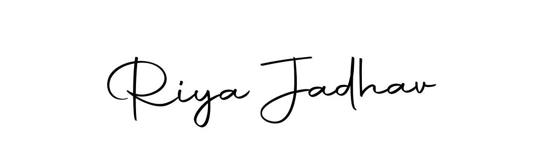 if you are searching for the best signature style for your name Riya Jadhav. so please give up your signature search. here we have designed multiple signature styles  using Autography-DOLnW. Riya Jadhav signature style 10 images and pictures png