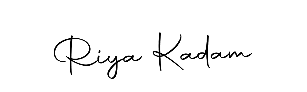 Design your own signature with our free online signature maker. With this signature software, you can create a handwritten (Autography-DOLnW) signature for name Riya Kadam. Riya Kadam signature style 10 images and pictures png