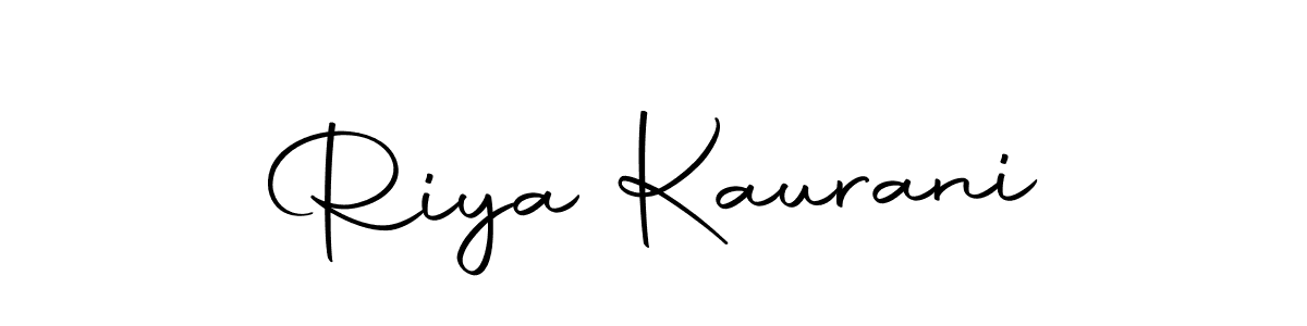 Make a short Riya Kaurani signature style. Manage your documents anywhere anytime using Autography-DOLnW. Create and add eSignatures, submit forms, share and send files easily. Riya Kaurani signature style 10 images and pictures png