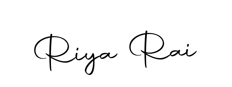 Make a beautiful signature design for name Riya Rai. With this signature (Autography-DOLnW) style, you can create a handwritten signature for free. Riya Rai signature style 10 images and pictures png