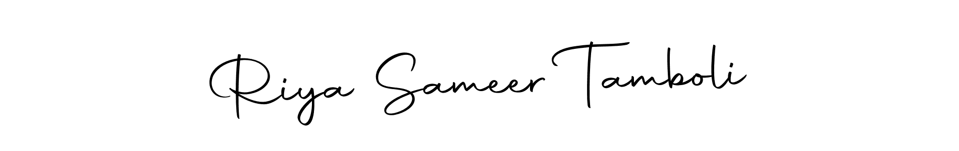 Make a short Riya Sameer Tamboli signature style. Manage your documents anywhere anytime using Autography-DOLnW. Create and add eSignatures, submit forms, share and send files easily. Riya Sameer Tamboli signature style 10 images and pictures png