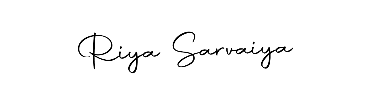 Autography-DOLnW is a professional signature style that is perfect for those who want to add a touch of class to their signature. It is also a great choice for those who want to make their signature more unique. Get Riya Sarvaiya name to fancy signature for free. Riya Sarvaiya signature style 10 images and pictures png