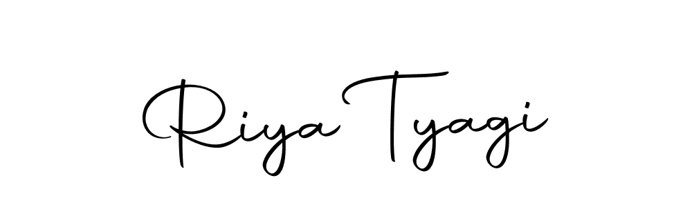 Make a short Riya Tyagi signature style. Manage your documents anywhere anytime using Autography-DOLnW. Create and add eSignatures, submit forms, share and send files easily. Riya Tyagi signature style 10 images and pictures png