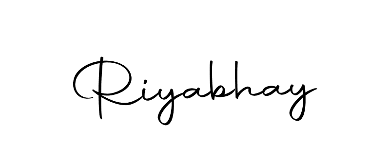 The best way (Autography-DOLnW) to make a short signature is to pick only two or three words in your name. The name Riyabhay include a total of six letters. For converting this name. Riyabhay signature style 10 images and pictures png