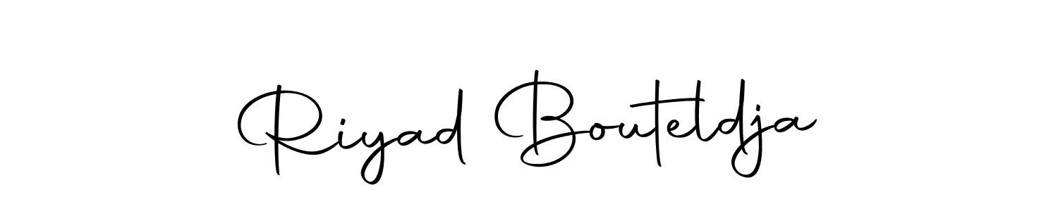 Design your own signature with our free online signature maker. With this signature software, you can create a handwritten (Autography-DOLnW) signature for name Riyad Bouteldja. Riyad Bouteldja signature style 10 images and pictures png