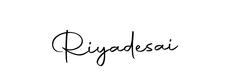 How to make Riyadesai name signature. Use Autography-DOLnW style for creating short signs online. This is the latest handwritten sign. Riyadesai signature style 10 images and pictures png