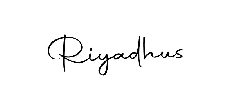 Riyadhus stylish signature style. Best Handwritten Sign (Autography-DOLnW) for my name. Handwritten Signature Collection Ideas for my name Riyadhus. Riyadhus signature style 10 images and pictures png