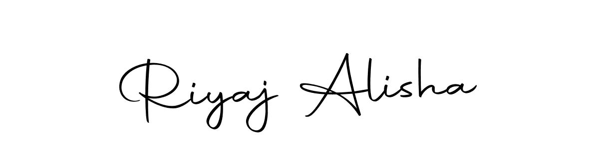 Create a beautiful signature design for name Riyaj Alisha. With this signature (Autography-DOLnW) fonts, you can make a handwritten signature for free. Riyaj Alisha signature style 10 images and pictures png