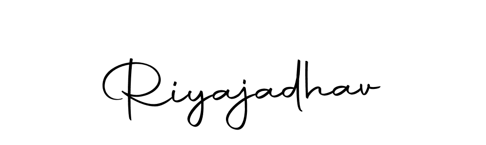 Make a beautiful signature design for name Riyajadhav. With this signature (Autography-DOLnW) style, you can create a handwritten signature for free. Riyajadhav signature style 10 images and pictures png