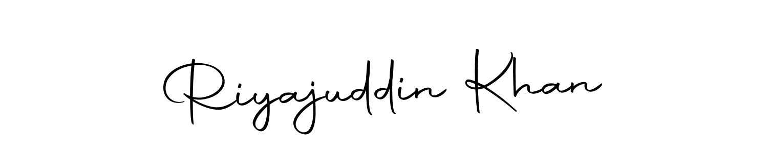 Use a signature maker to create a handwritten signature online. With this signature software, you can design (Autography-DOLnW) your own signature for name Riyajuddin Khan. Riyajuddin Khan signature style 10 images and pictures png