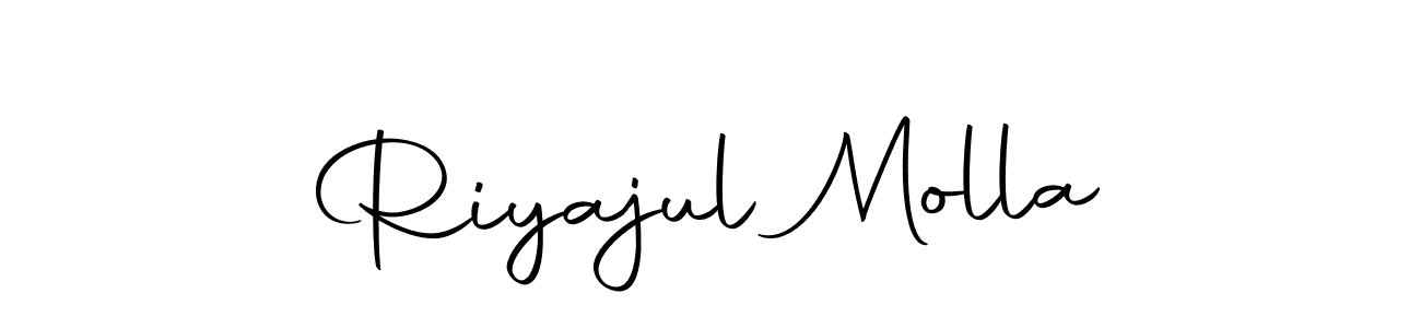 The best way (Autography-DOLnW) to make a short signature is to pick only two or three words in your name. The name Riyajul Molla include a total of six letters. For converting this name. Riyajul Molla signature style 10 images and pictures png