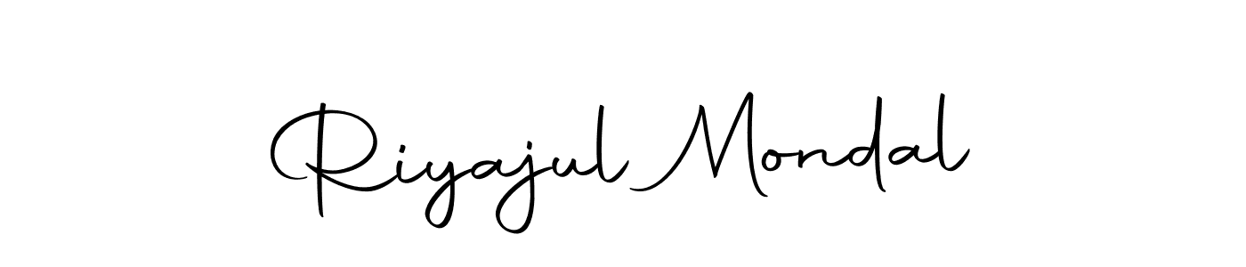 The best way (Autography-DOLnW) to make a short signature is to pick only two or three words in your name. The name Riyajul Mondal include a total of six letters. For converting this name. Riyajul Mondal signature style 10 images and pictures png