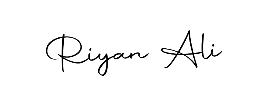 Use a signature maker to create a handwritten signature online. With this signature software, you can design (Autography-DOLnW) your own signature for name Riyan Ali. Riyan Ali signature style 10 images and pictures png