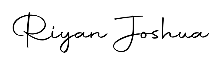 Autography-DOLnW is a professional signature style that is perfect for those who want to add a touch of class to their signature. Get Riyan Joshua name fancy signature for free. Riyan Joshua signature style 10 images and pictures png