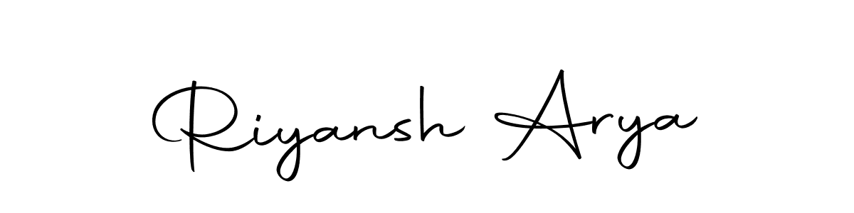 if you are searching for the best signature style for your name Riyansh Arya. so please give up your signature search. here we have designed multiple signature styles  using Autography-DOLnW. Riyansh Arya signature style 10 images and pictures png