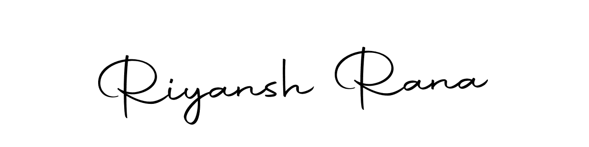 How to make Riyansh Rana signature? Autography-DOLnW is a professional autograph style. Create handwritten signature for Riyansh Rana name. Riyansh Rana signature style 10 images and pictures png