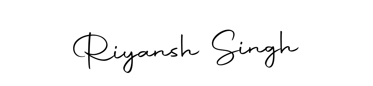Make a beautiful signature design for name Riyansh Singh. Use this online signature maker to create a handwritten signature for free. Riyansh Singh signature style 10 images and pictures png