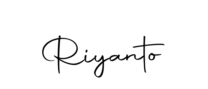 Make a beautiful signature design for name Riyanto. With this signature (Autography-DOLnW) style, you can create a handwritten signature for free. Riyanto signature style 10 images and pictures png