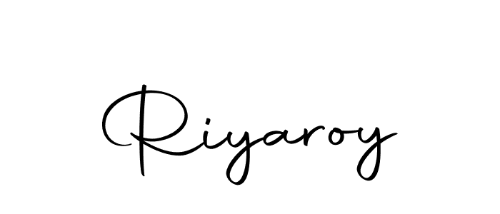 Design your own signature with our free online signature maker. With this signature software, you can create a handwritten (Autography-DOLnW) signature for name Riyaroy. Riyaroy signature style 10 images and pictures png