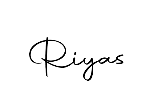Make a beautiful signature design for name Riyas. With this signature (Autography-DOLnW) style, you can create a handwritten signature for free. Riyas signature style 10 images and pictures png