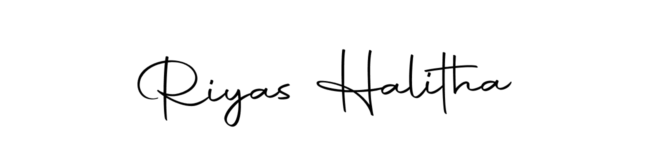 Riyas Halitha stylish signature style. Best Handwritten Sign (Autography-DOLnW) for my name. Handwritten Signature Collection Ideas for my name Riyas Halitha. Riyas Halitha signature style 10 images and pictures png